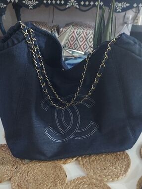 CC Denim Cabas Bag GWP